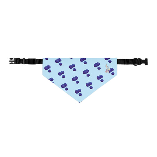 Blueberry Pet Bandana Collar