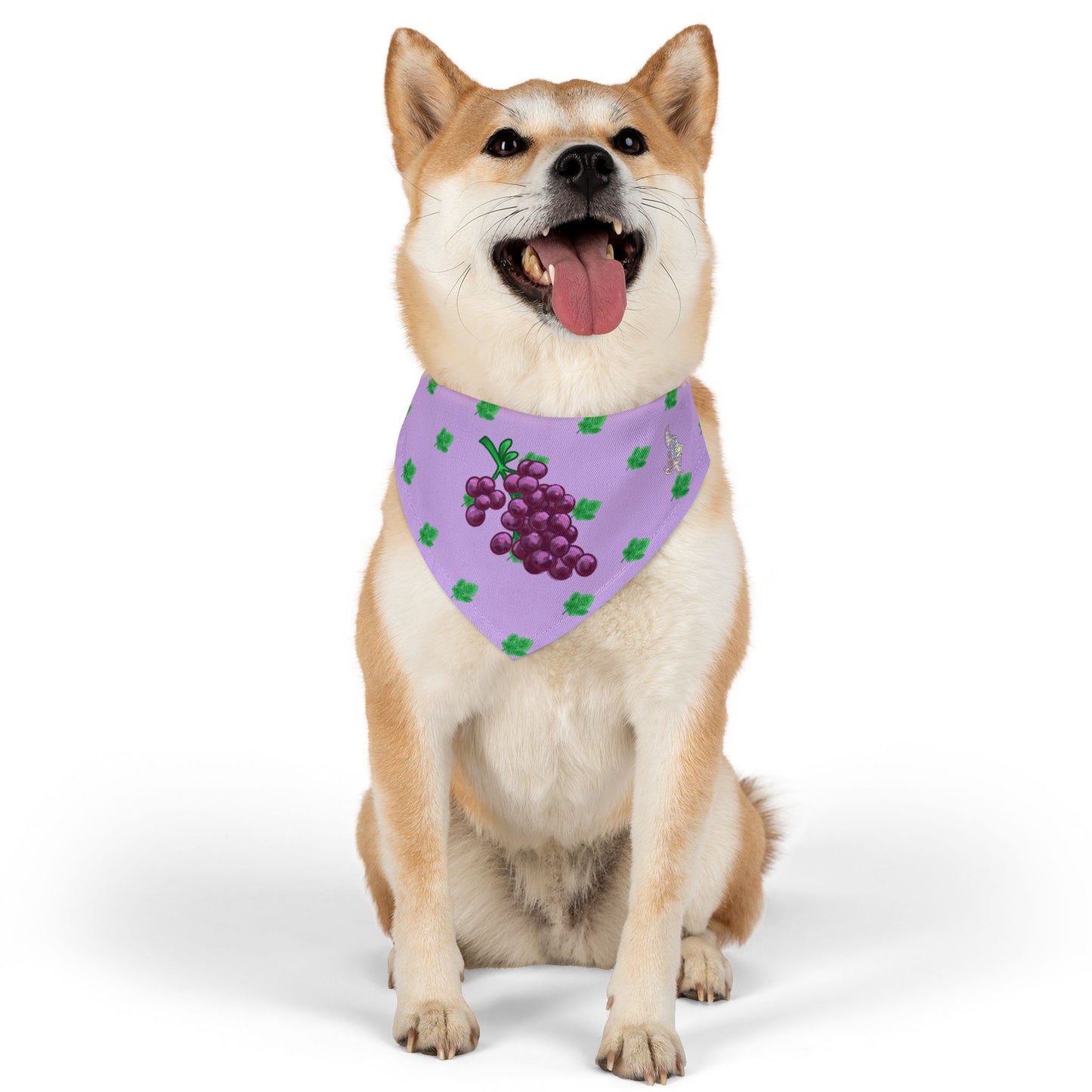 Grape Pet Bandana Collar