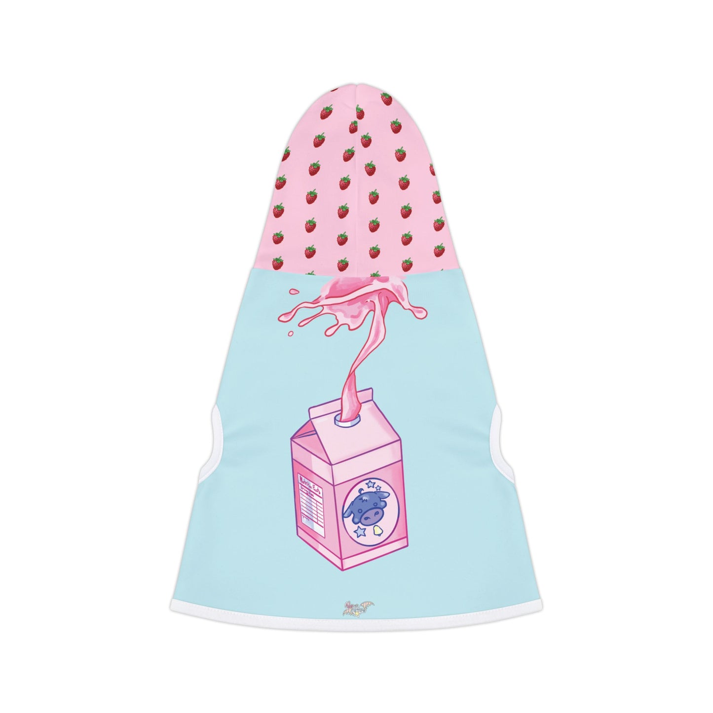 Strawberry Milk Pet Hoodie