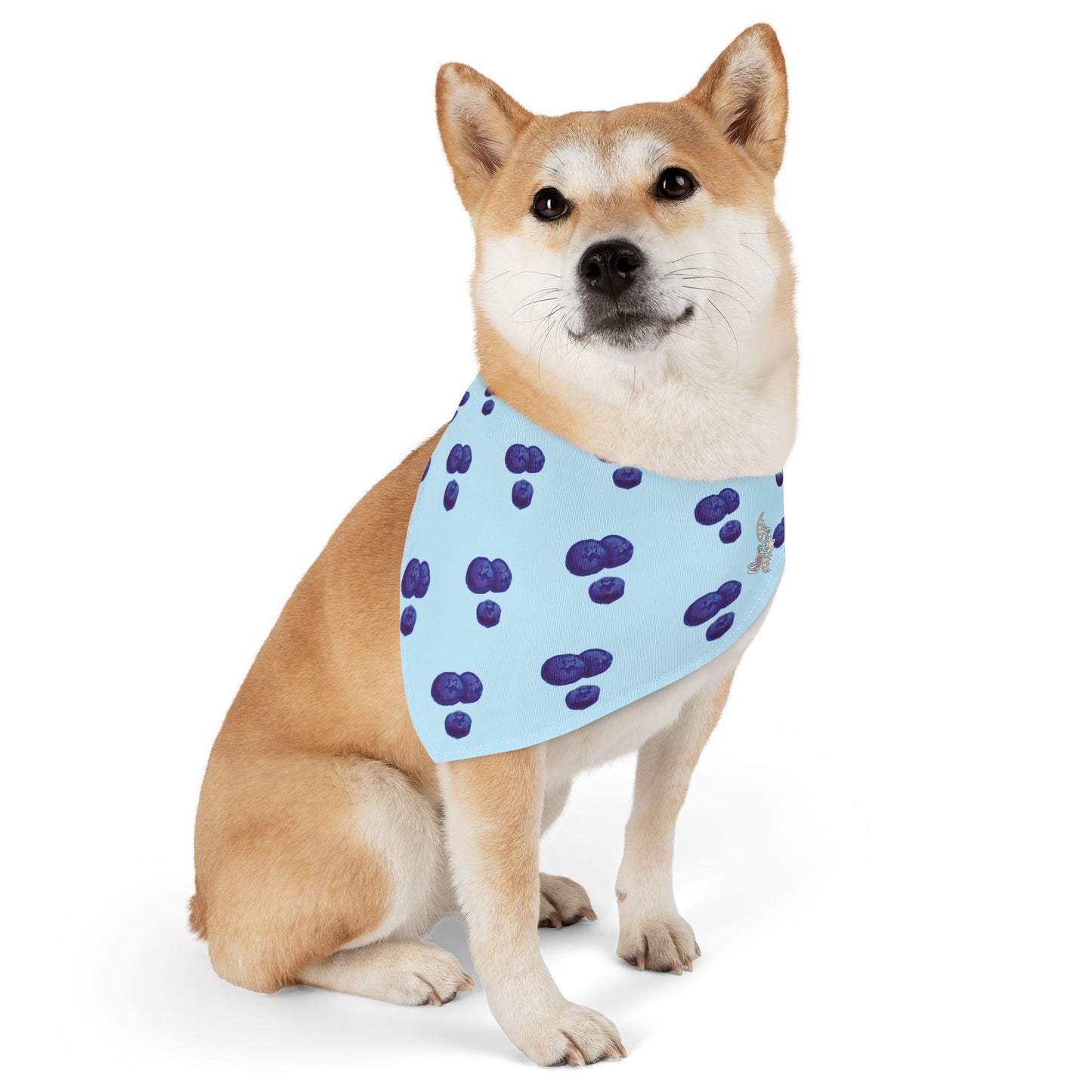 Blueberry Pet Bandana Collar