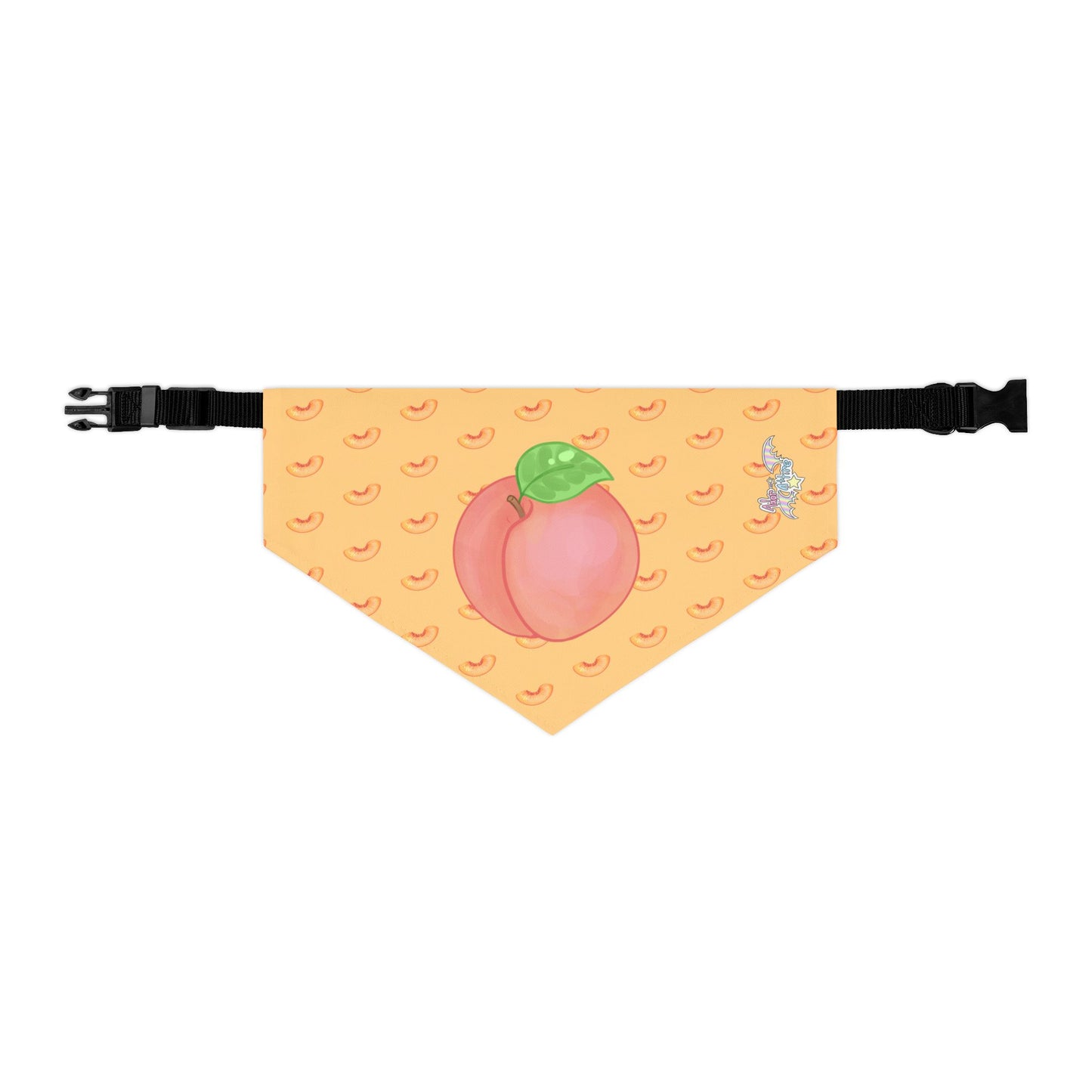 Peach Pet Bandana Collar