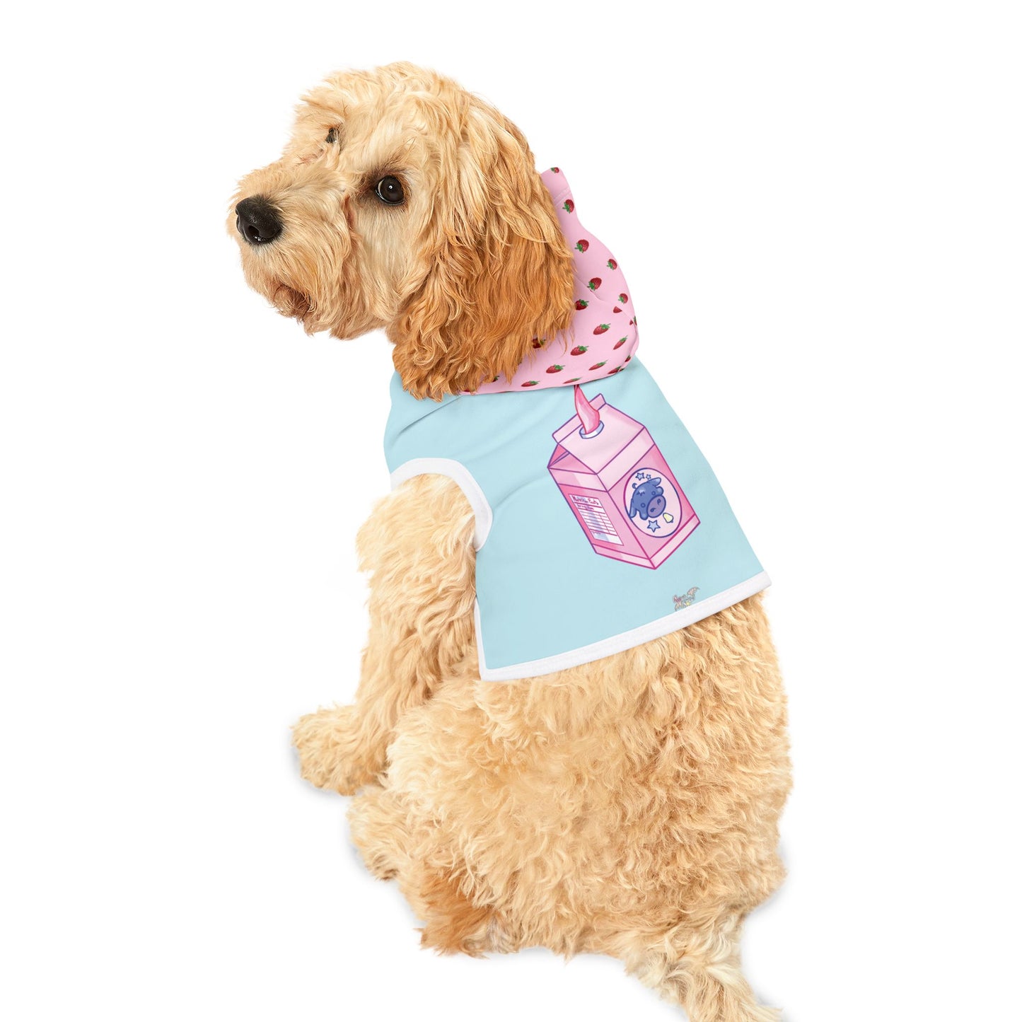 Strawberry Milk Pet Hoodie