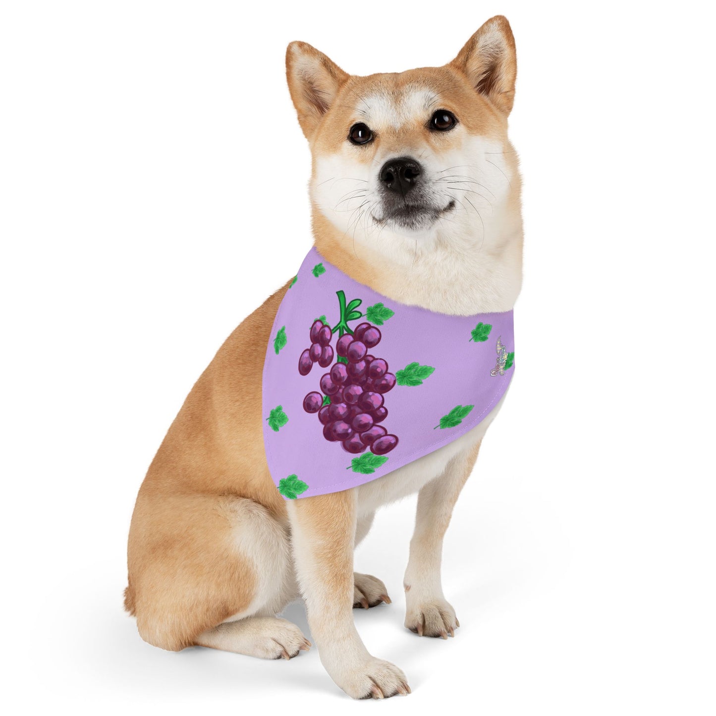 Grape Pet Bandana Collar