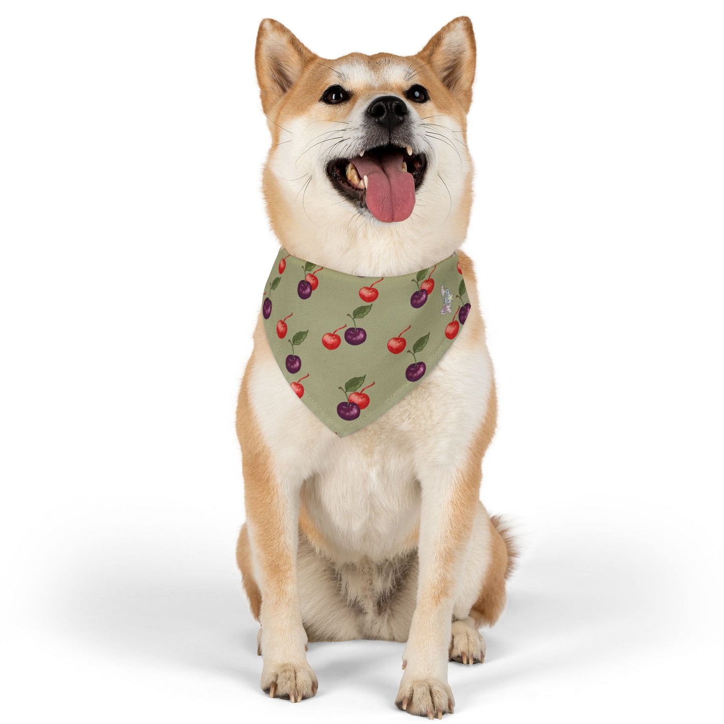 Cherry Pet Bandana Collar