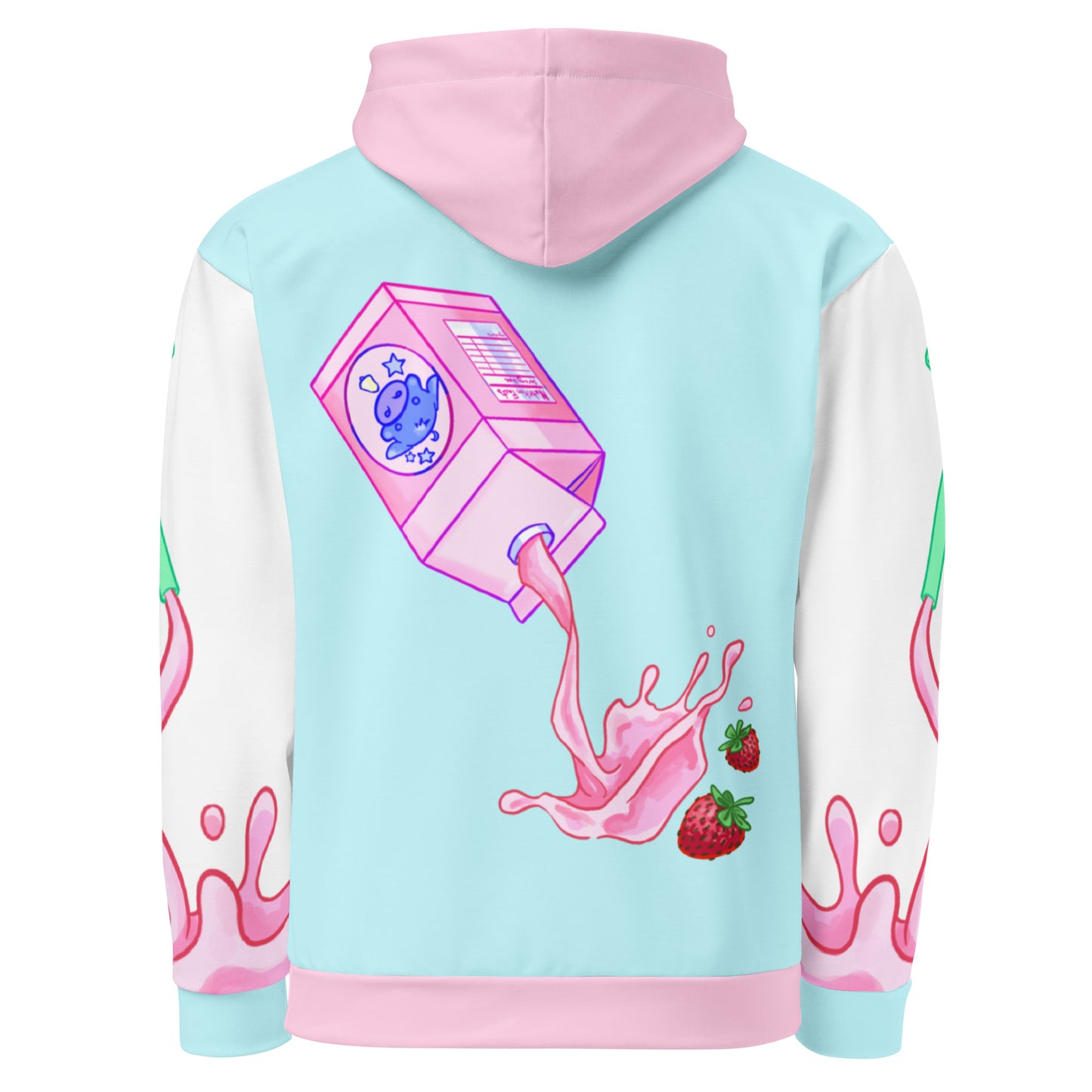 Strawberry Milk Pull-Over Hoodie