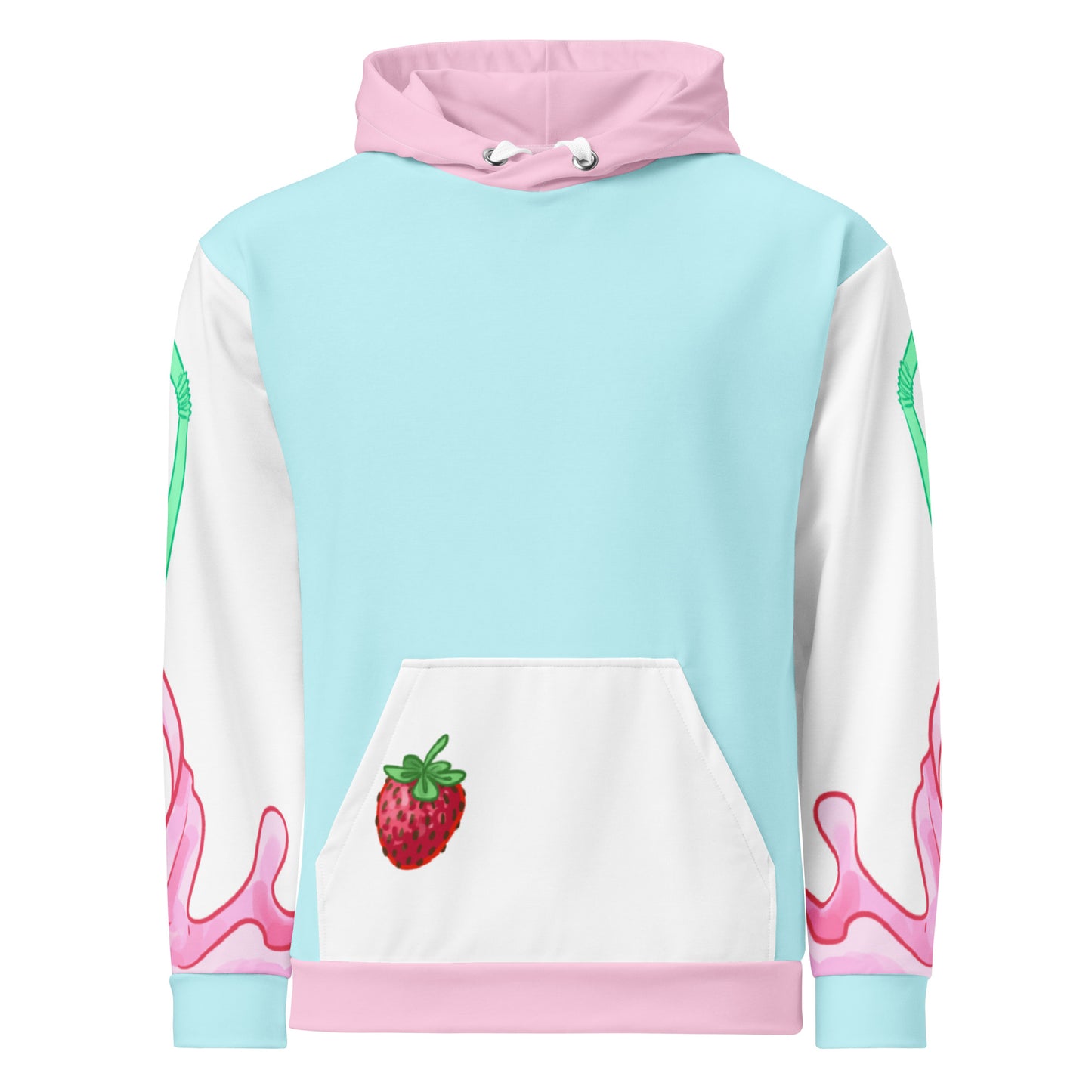 Strawberry Milk Pull-Over Hoodie