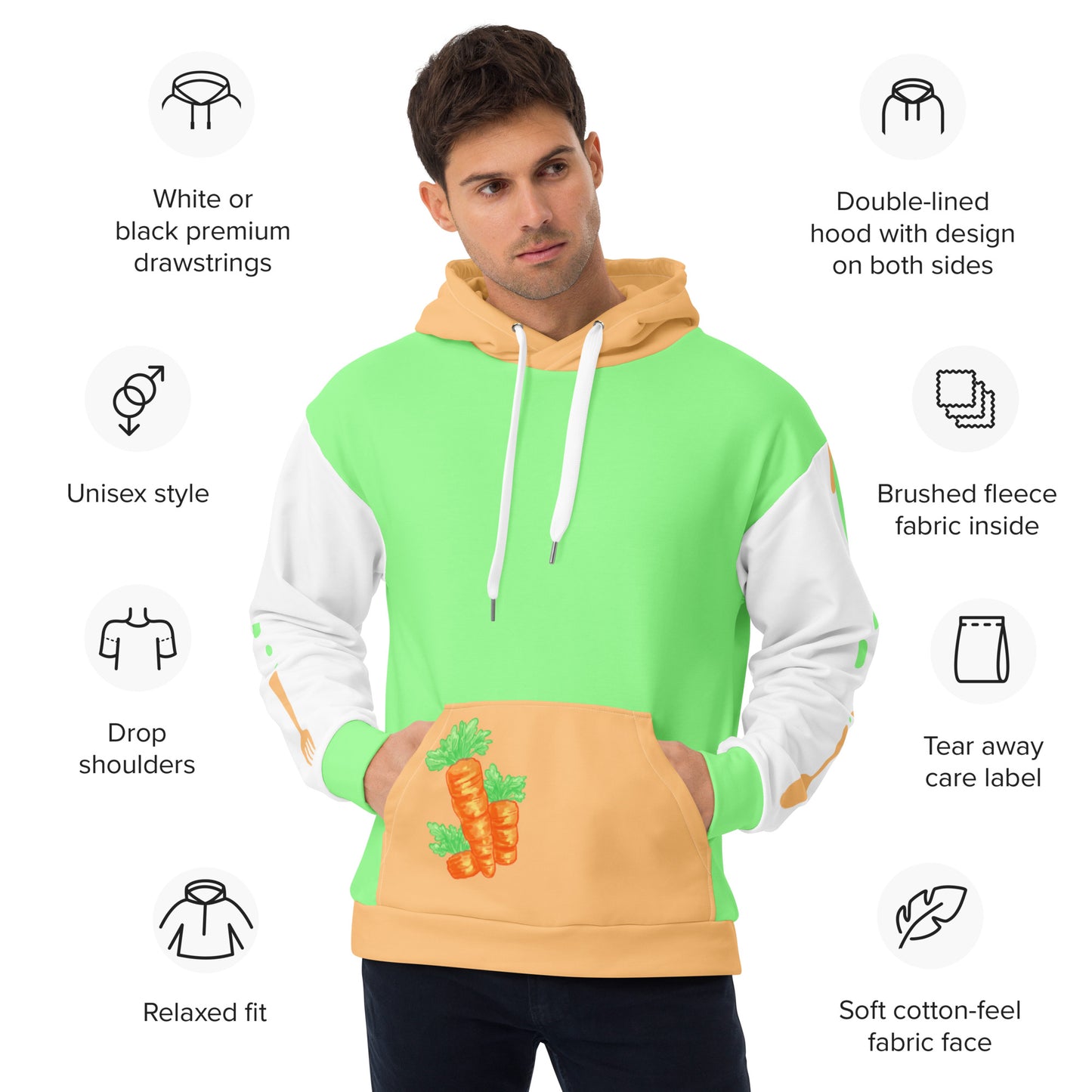 Carrot Pull-over Hoodie