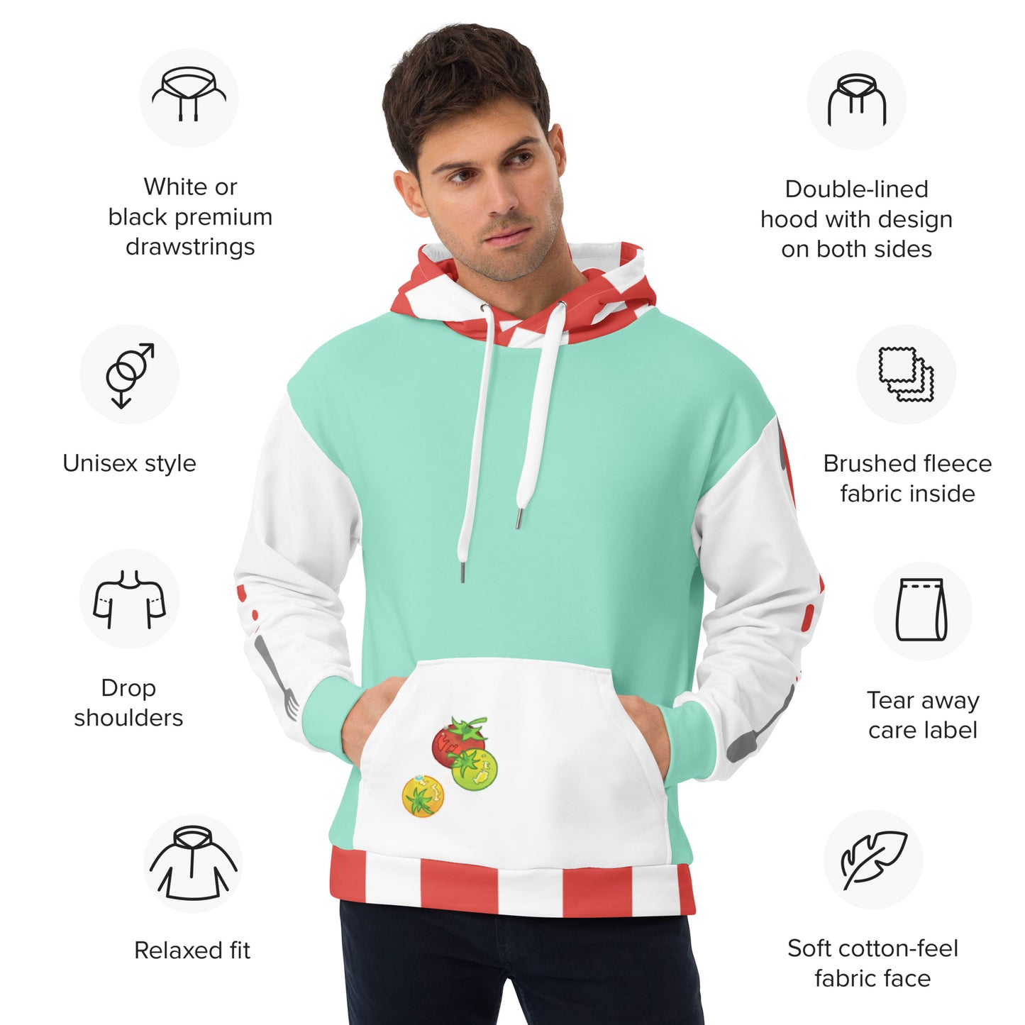 Tomato Pull-over Hoodie