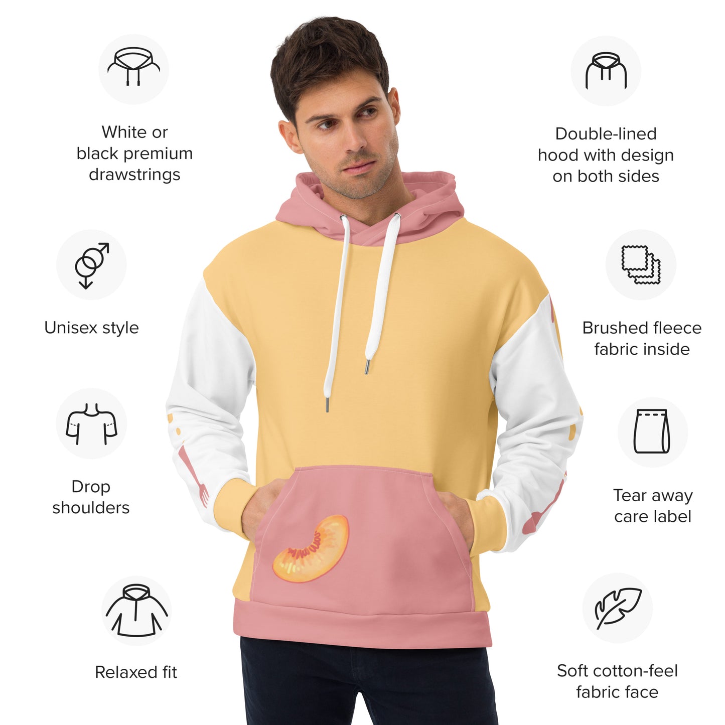 Peach Pull-over Hoodie