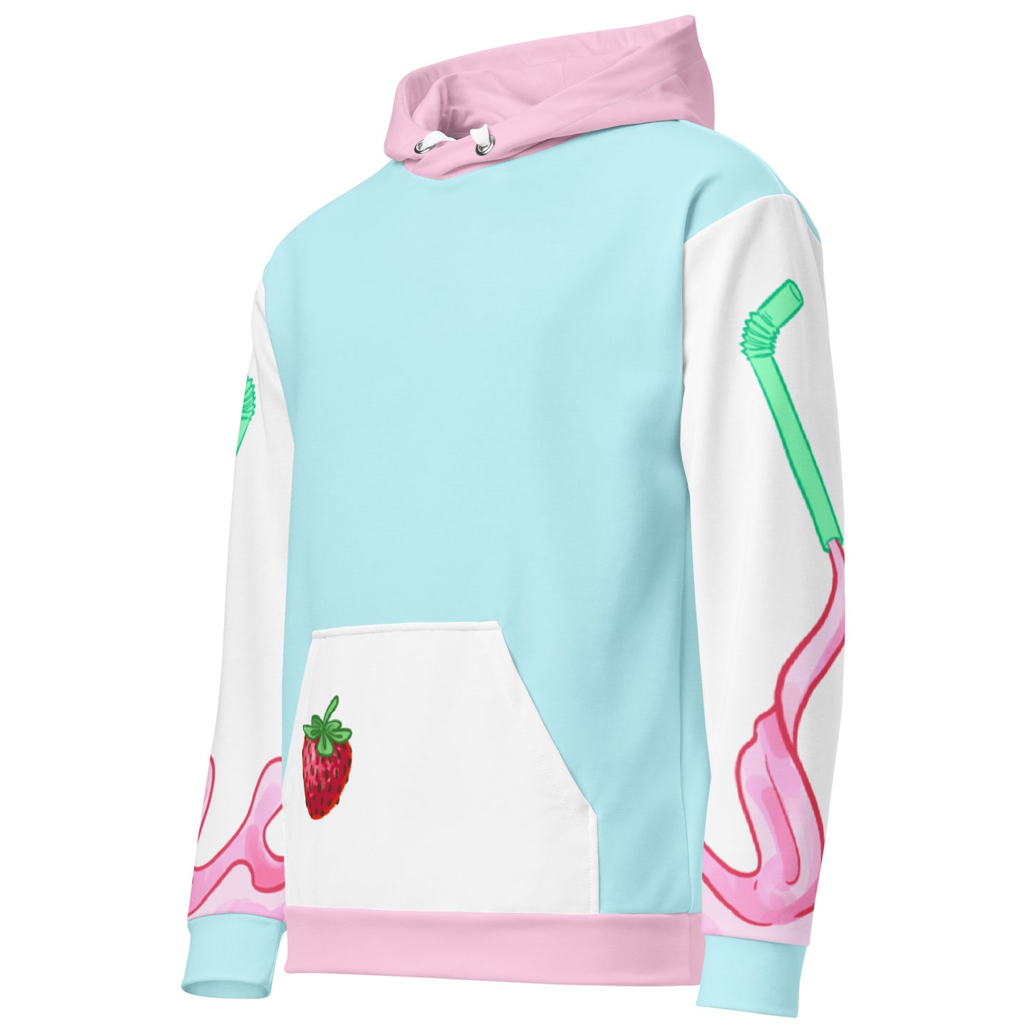 Strawberry Milk Pull-Over Hoodie