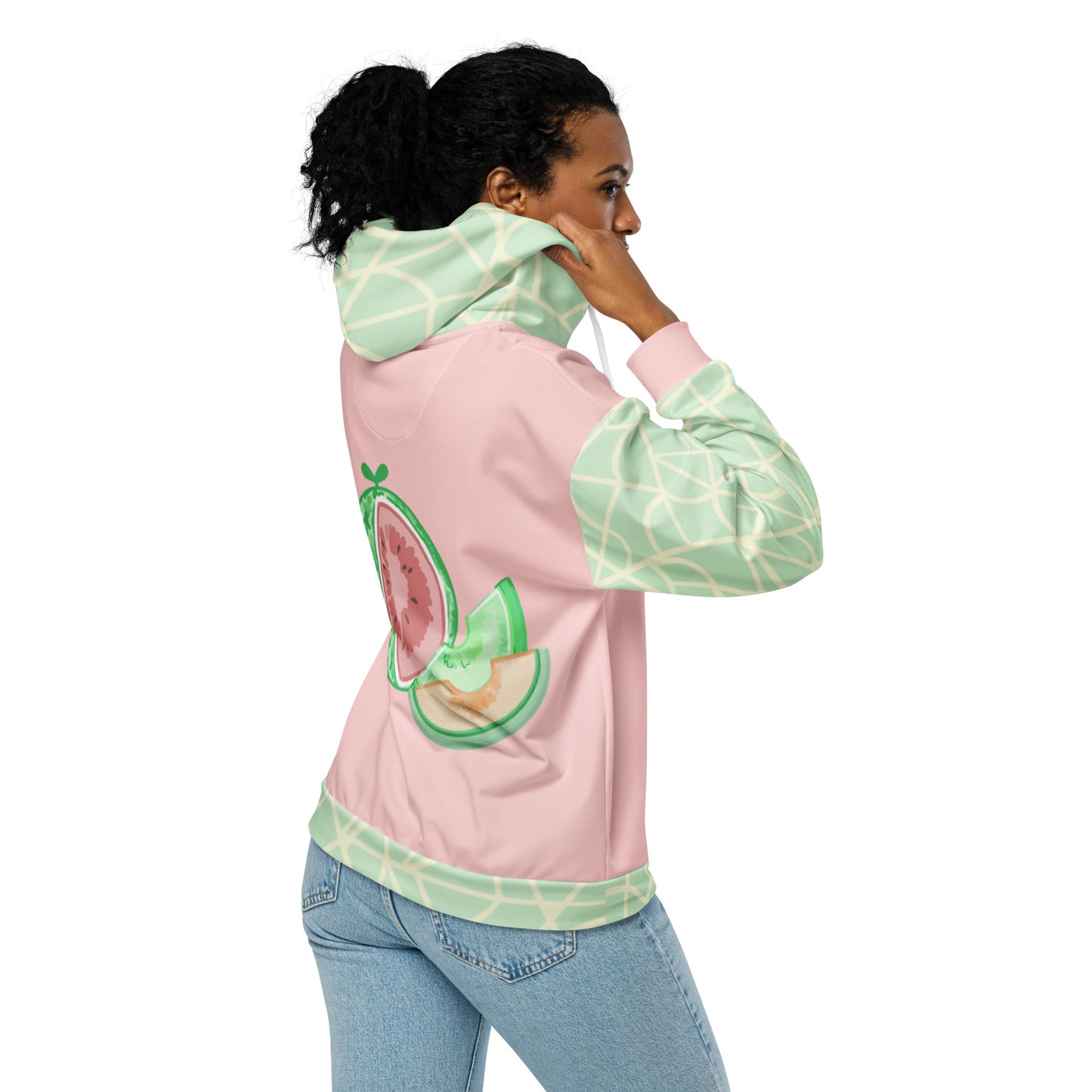 Melon Zip-up Hoodie