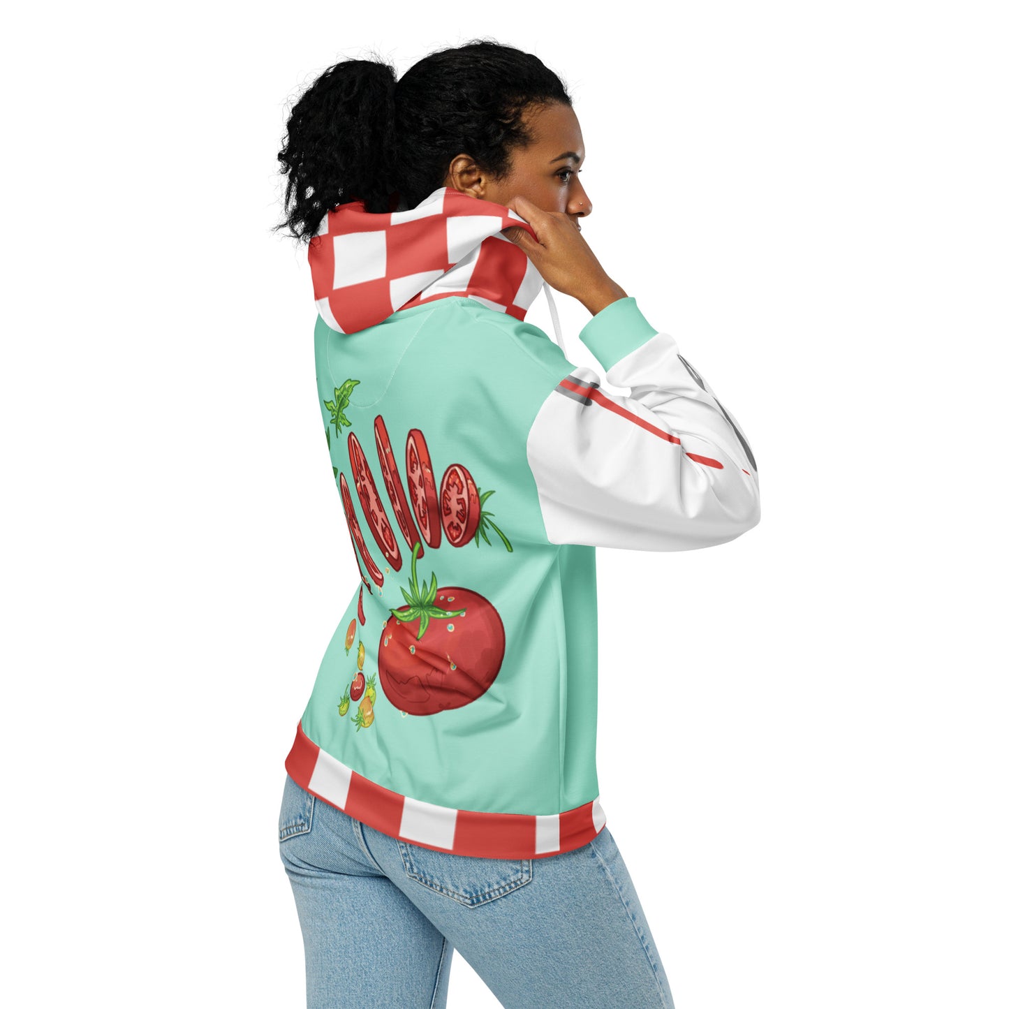 Tomato Zip-up Hoodie