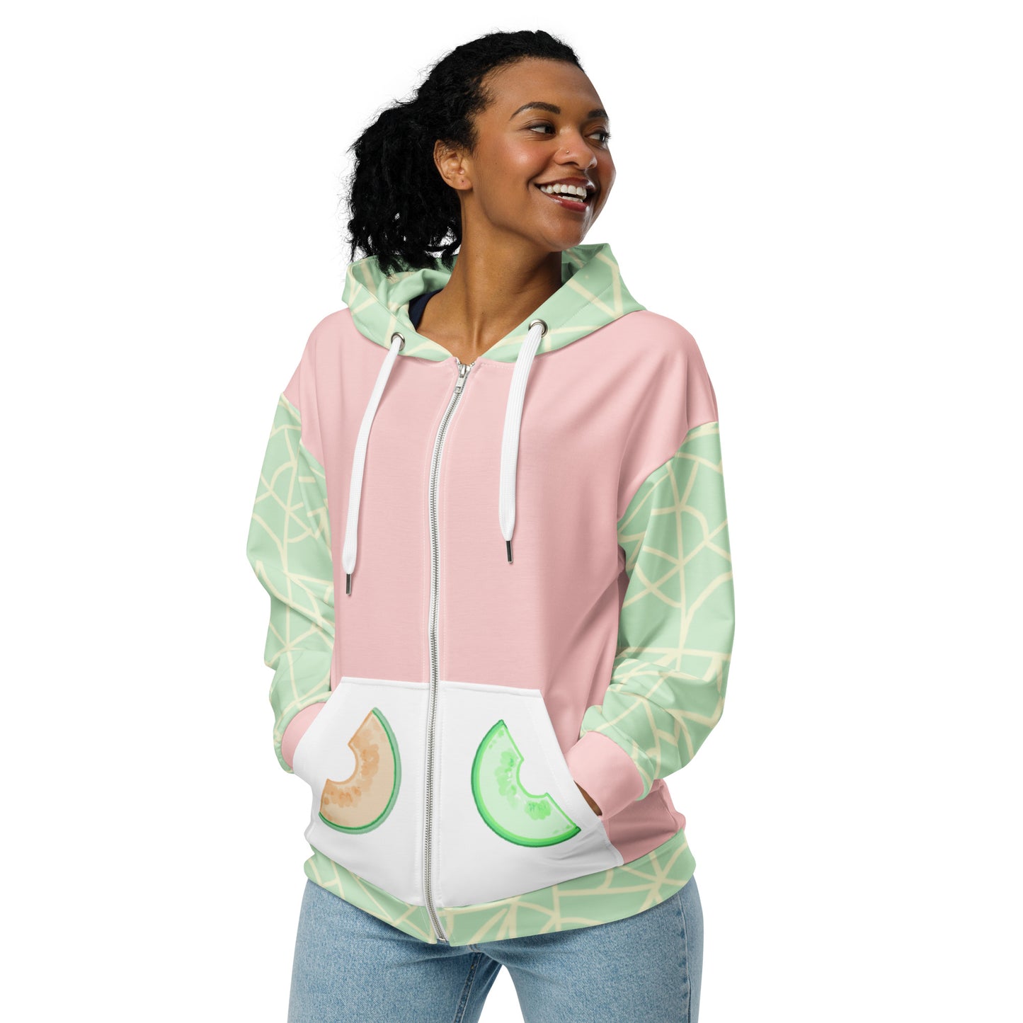 Melon Zip-up Hoodie