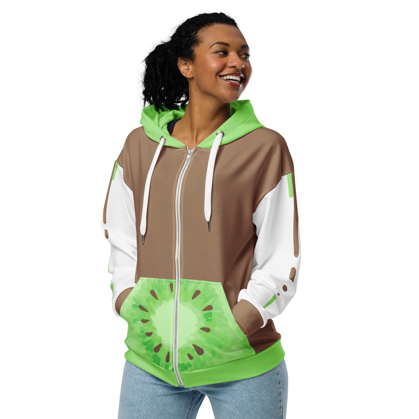 Kiwi Zip-up Hoodie