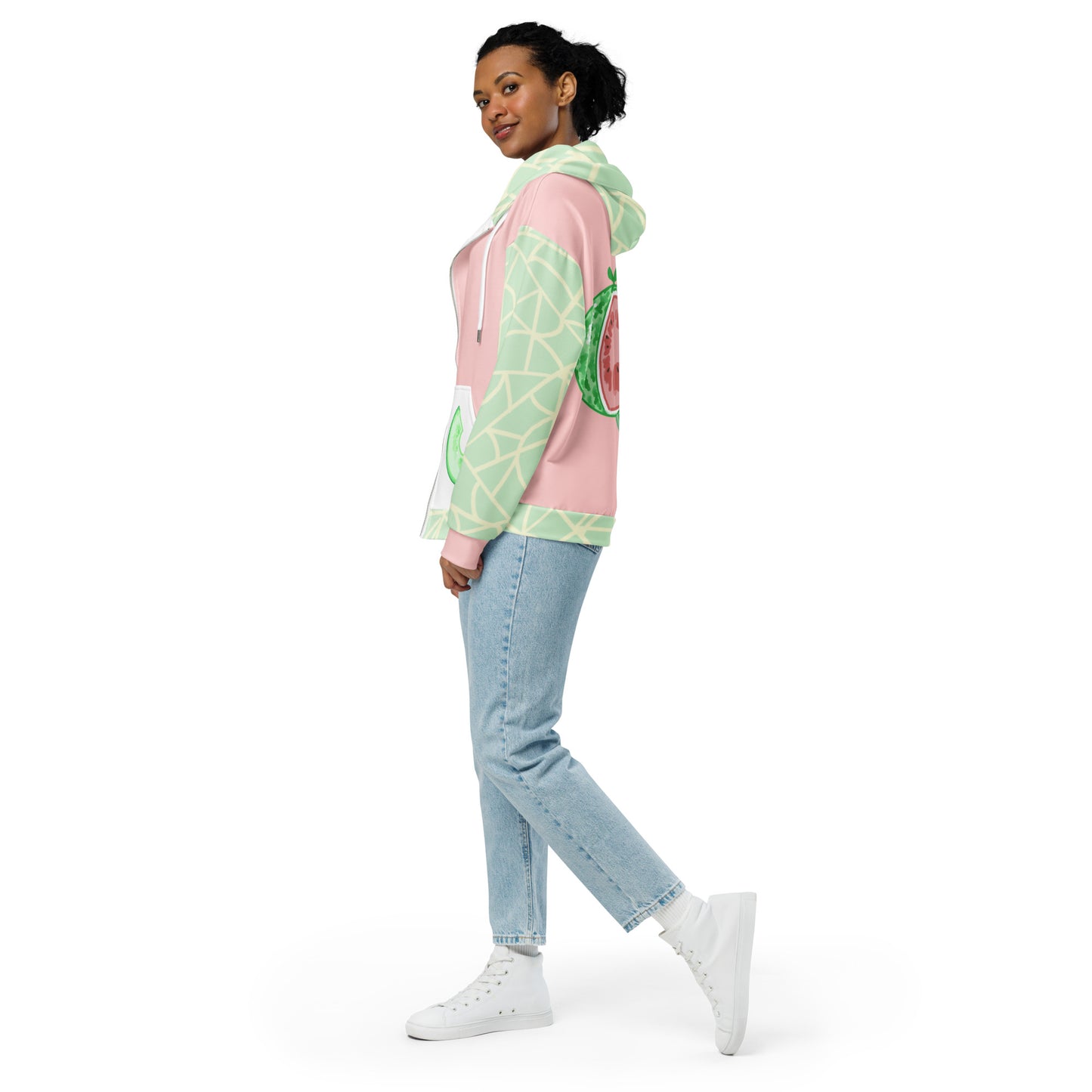 Melon Zip-up Hoodie