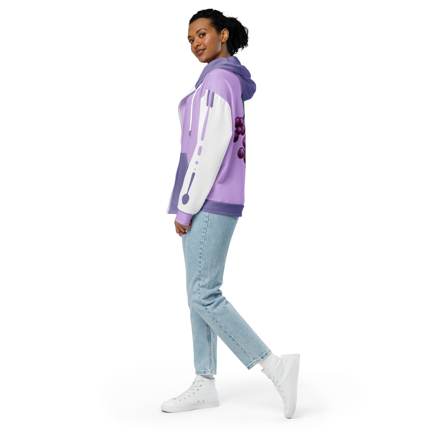 Grape Zip-up Hoodie