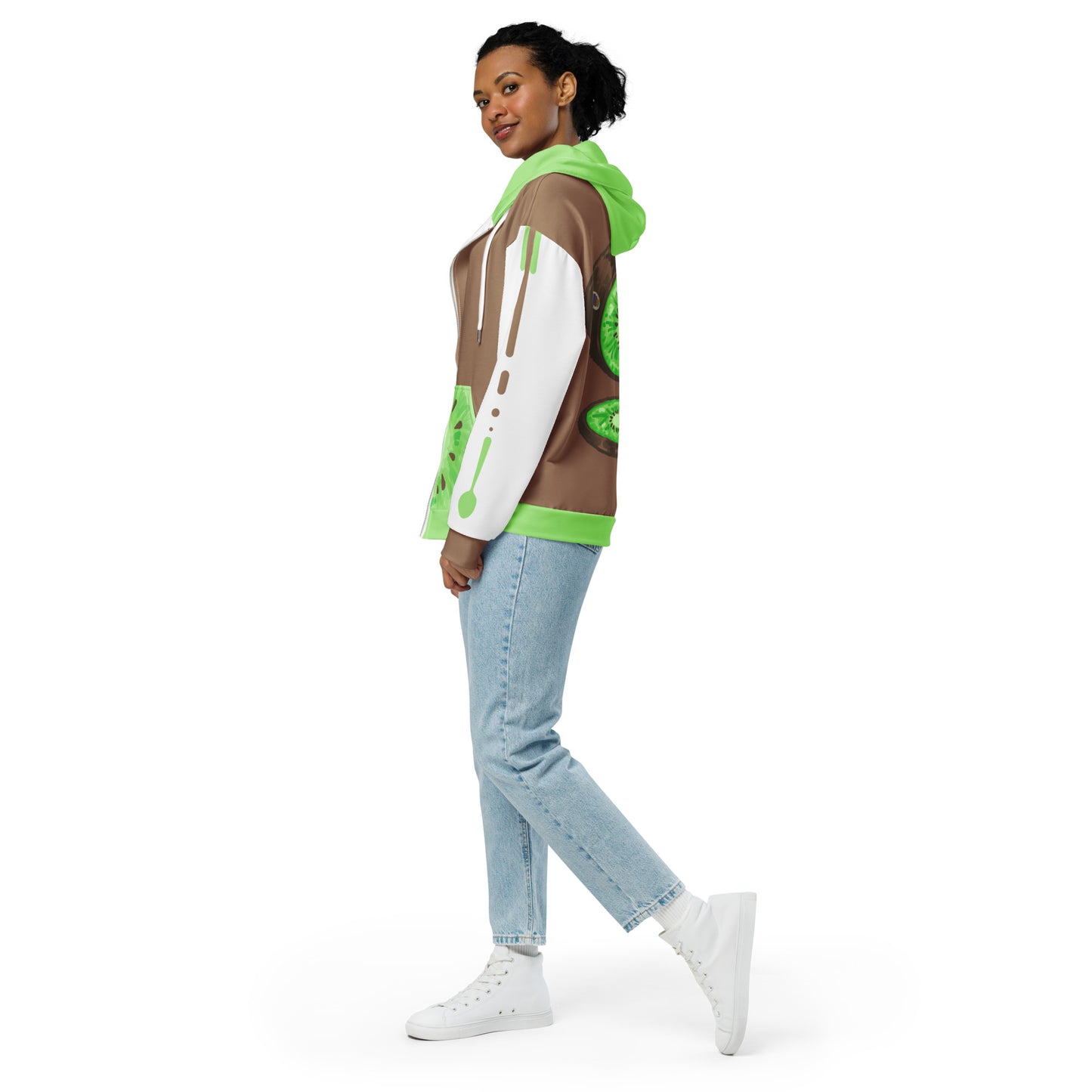 Kiwi Zip-up Hoodie