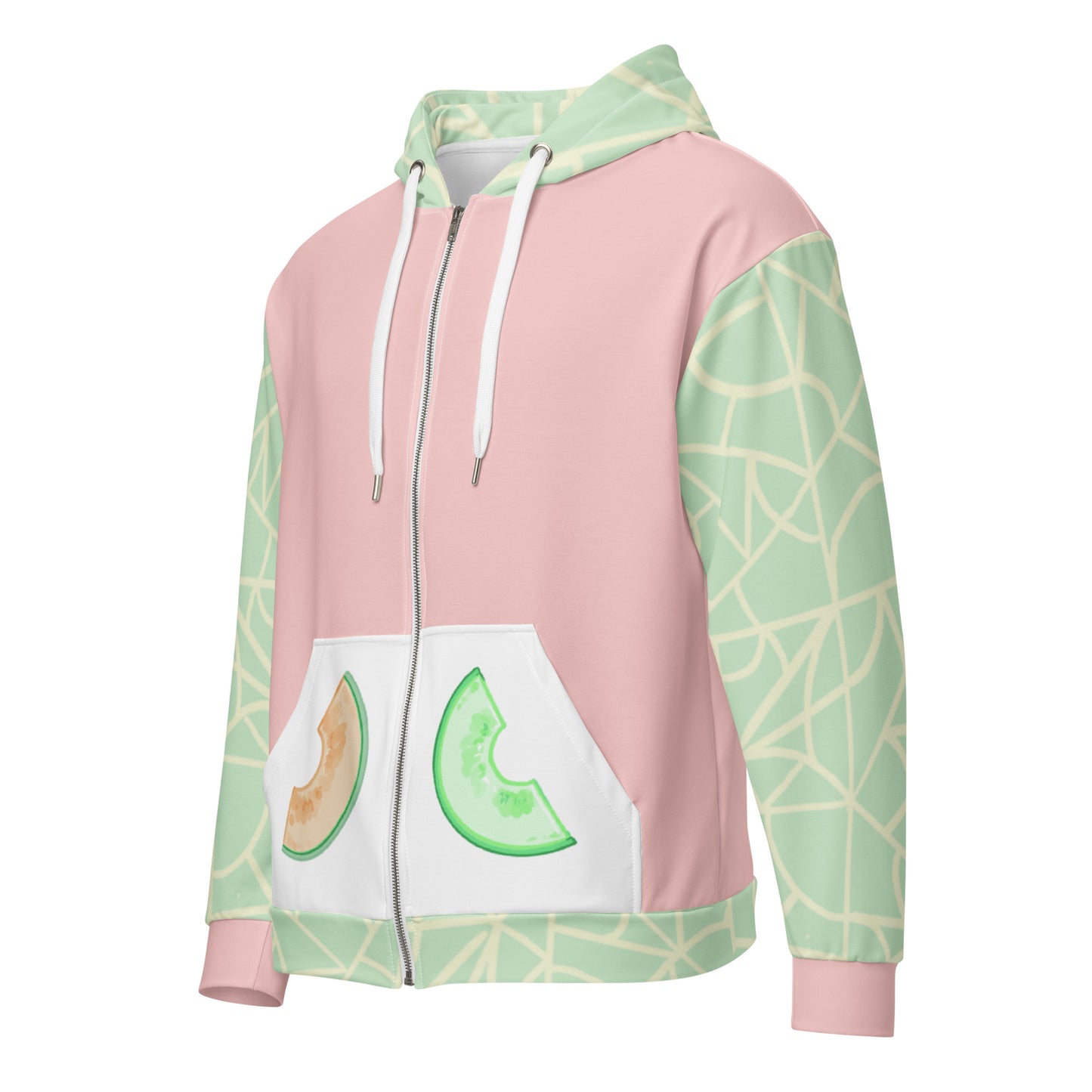 Melon Zip-up Hoodie