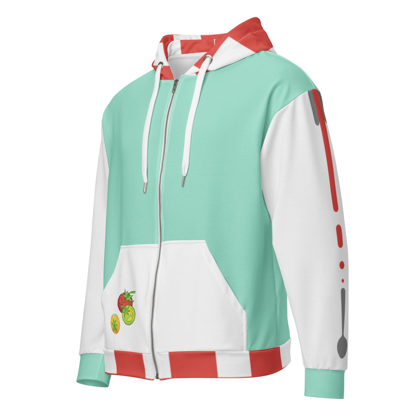 Tomato Zip-up Hoodie