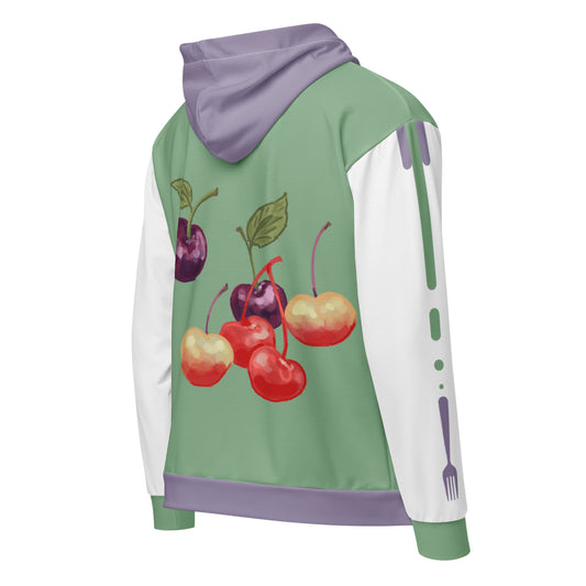 Cherry Zip-up Hoodie